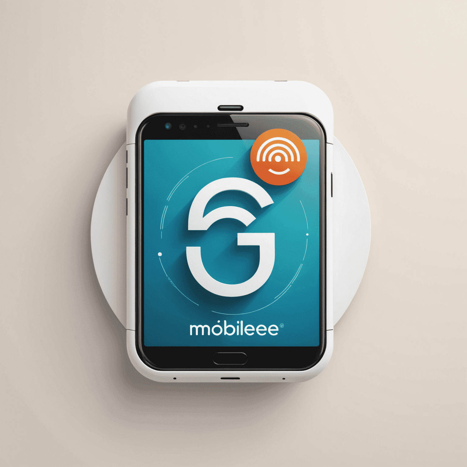mobipolee logo featuring a stylized mobile device with 5G symbol