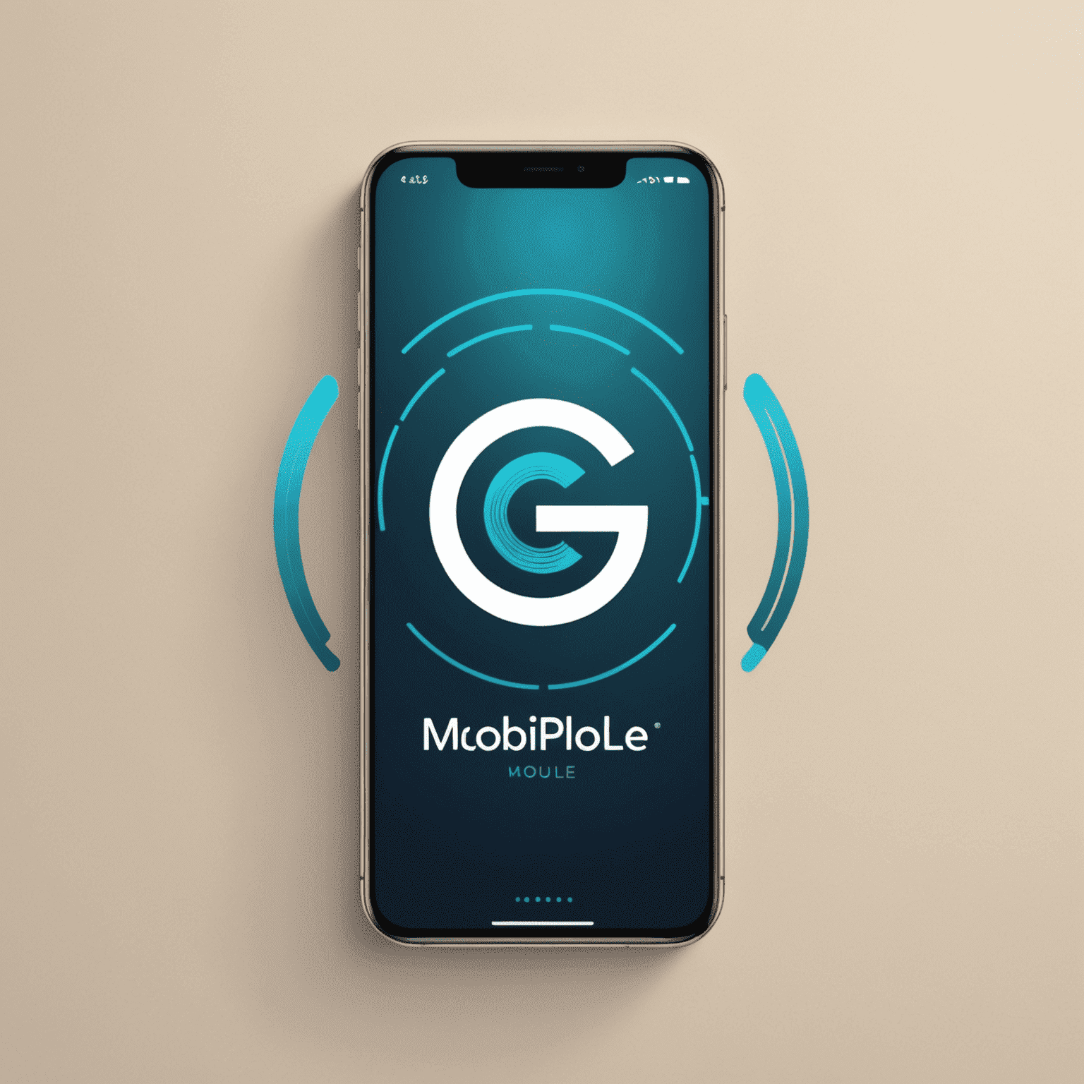mobipolee logo featuring a stylized mobile device with 5G symbol