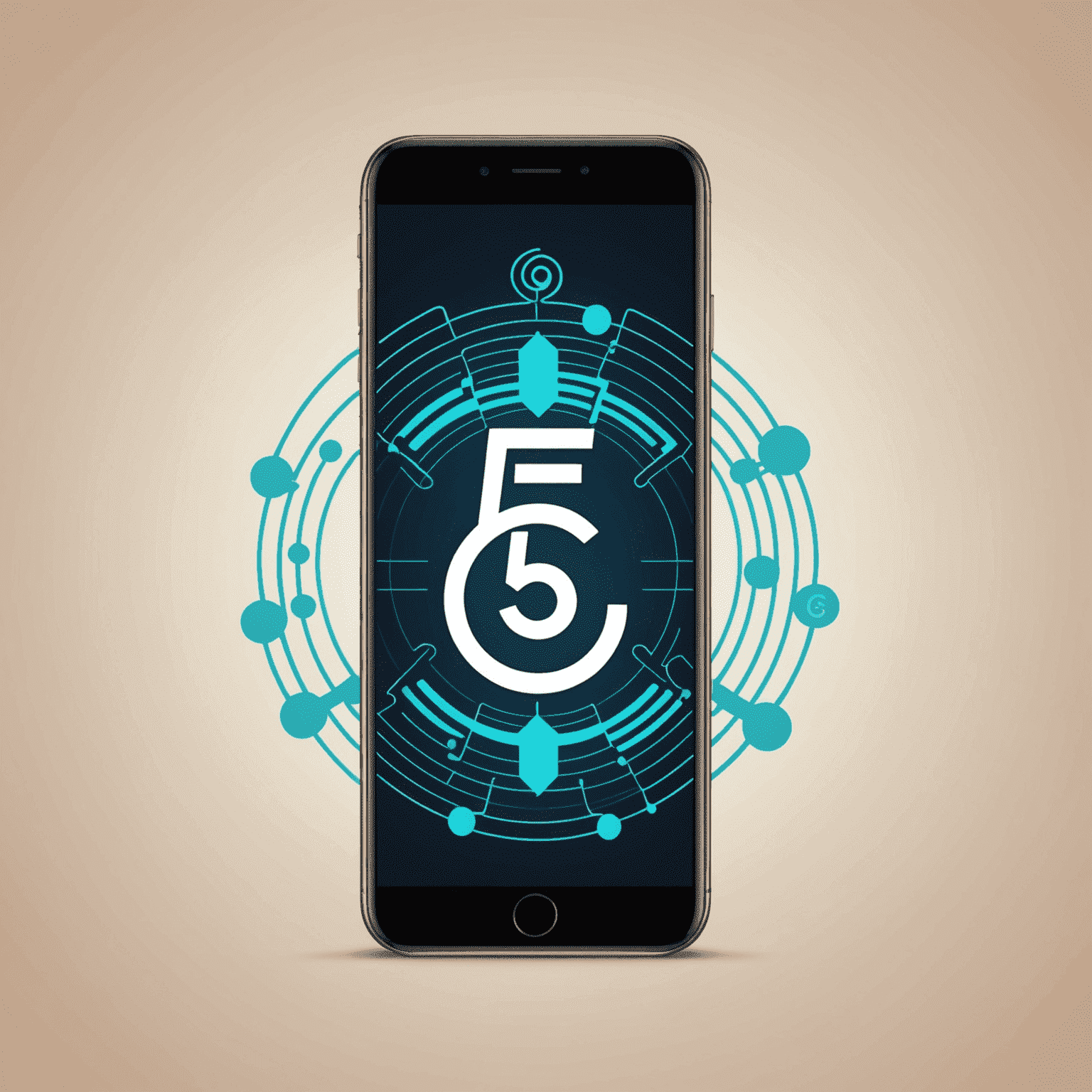 mobipolee logo featuring a stylized mobile device with 5G symbol
